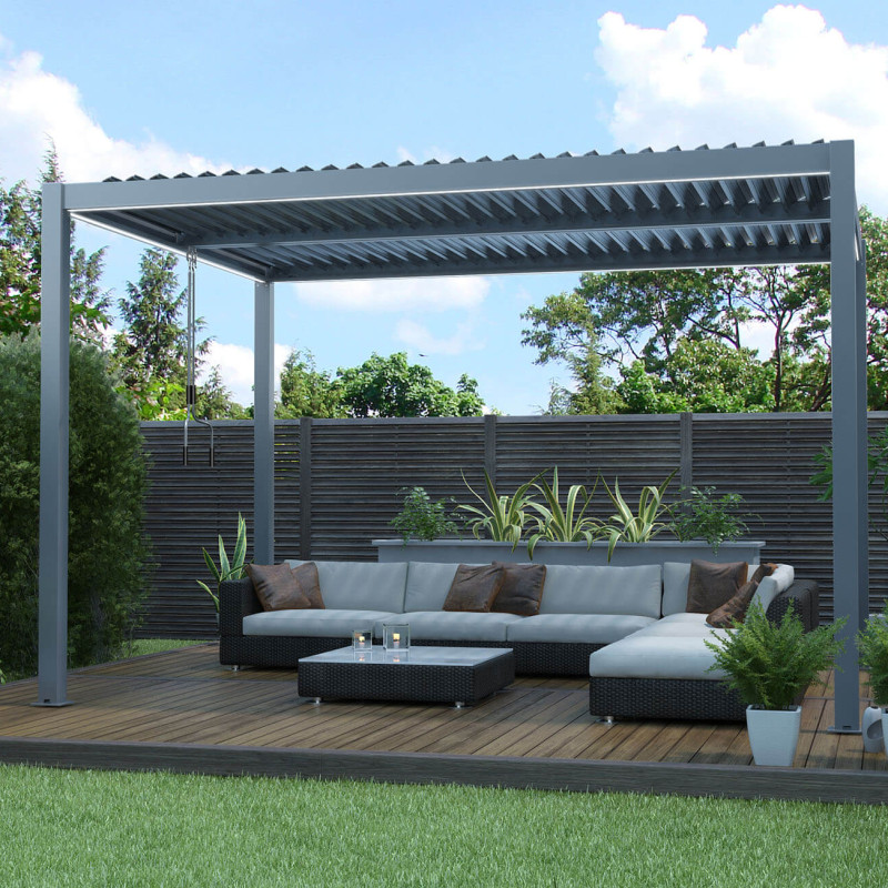 NIMBUS - pergola bioclimatica in alluminio 3x4