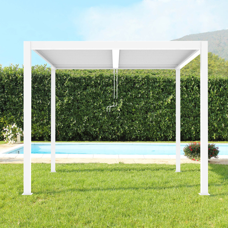 NIMBUS - pergola bioclimatica in alluminio 4x4