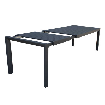 EQUITATUS - tavolo da giardino allungabile in alluminio da 160