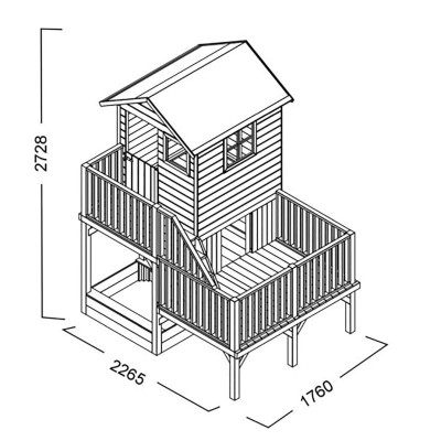 JEJE - casetta in legno per bambini