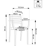 ZULE - poltrona da esterno ed interno in plastica