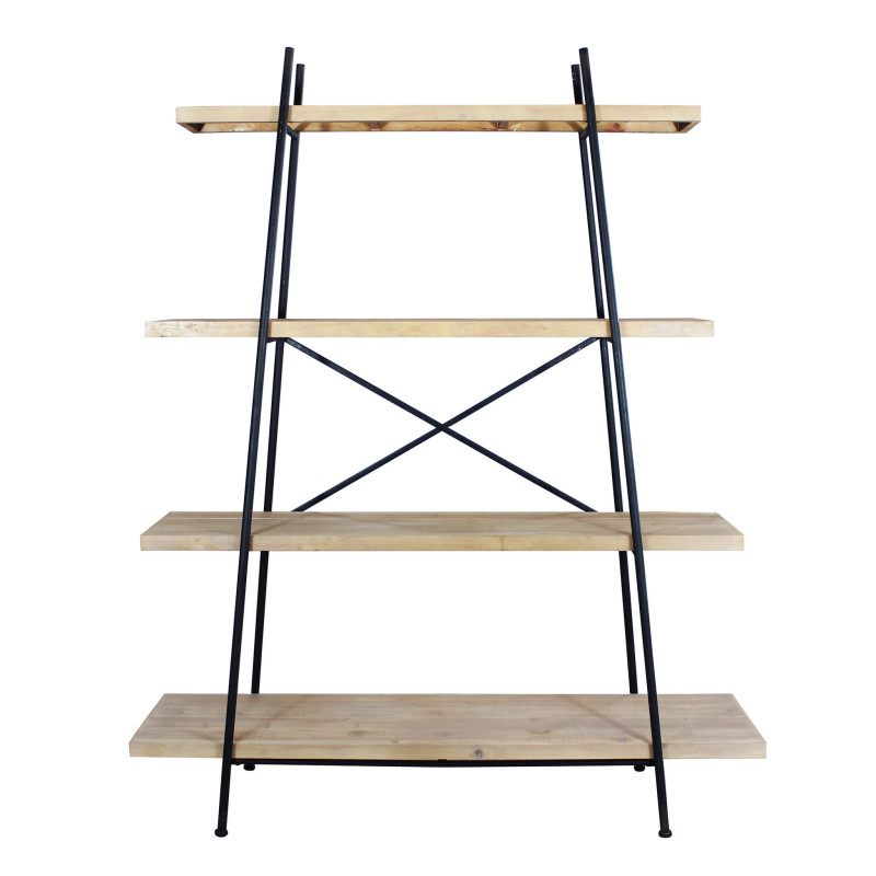 SHELFY - libreria industrial in legno e acciaio