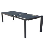 EQUITATUS - tavolo da giardino allungabile in alluminio da 225