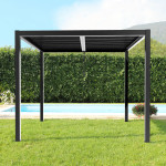 NIMBUS - pergola bioclimatica in alluminio 3 x 3 m