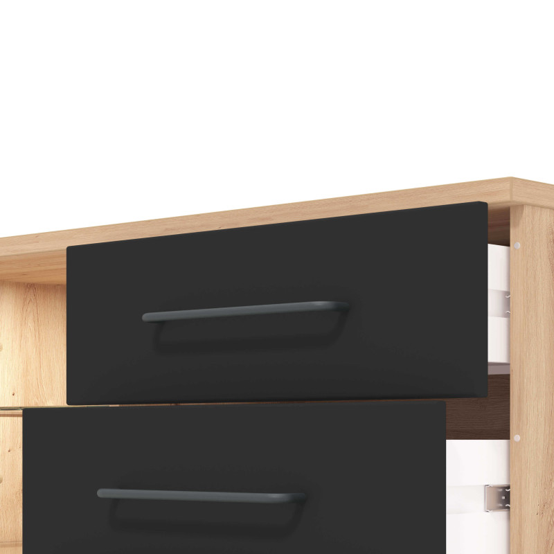 ELLIE - porta tv un anta tre cassetti moderno minimal in legno