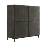 THALIA - credenza moderna con ante ammortizzate con piedini