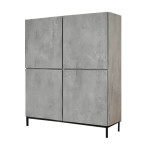 CERBERO - credenza moderna con ante ammortizzate con piedini