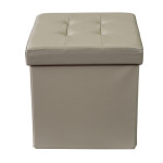 ZARA - pouf quadrato in ecopelle