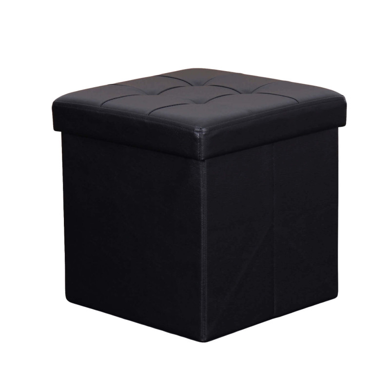 ZARA - pouf quadrato in ecopelle