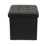 ZARA - pouf quadrato in ecopelle