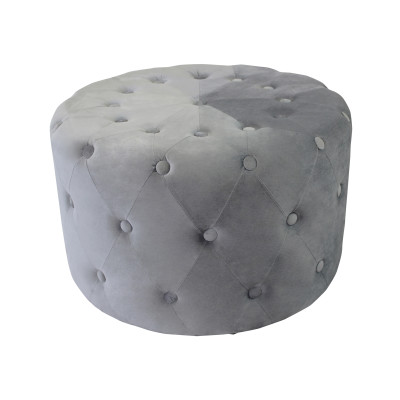 AURA - pouf rotondo in velluto