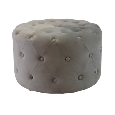 AURA - pouf rotondo in velluto