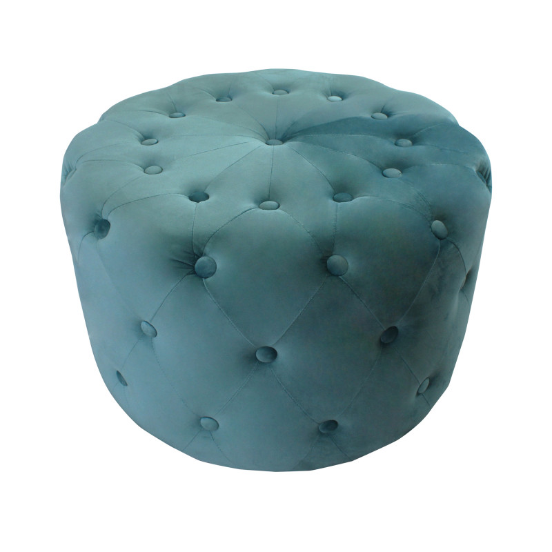 AURA - pouf rotondo in velluto