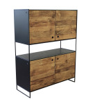 PINUS BLACK - credenza in legno massiccio