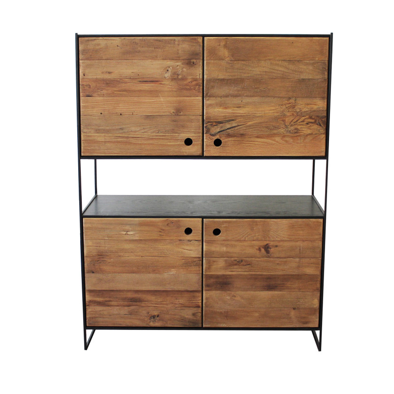 PINUS BLACK - credenza in legno massiccio