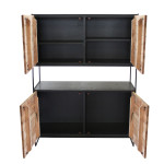 PINUS BLACK - credenza in legno massiccio