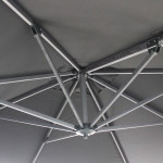 LIFT - ombrellone da giardino decentrato 3 x 4 con palo effetto legno