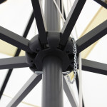NICOLAUS - ombrellone in alluminio 3 x 4 m