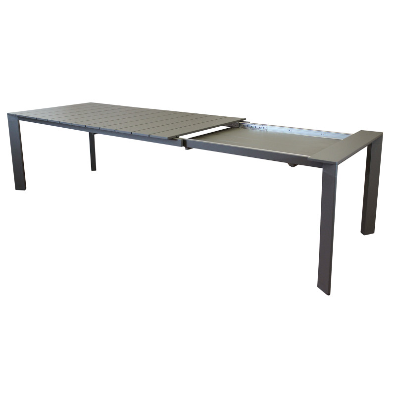 FALL - tavolo da giardino in alluminio allungabile 215/280x101