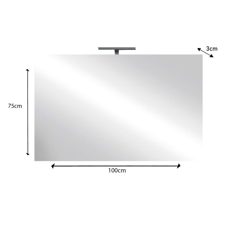 GINNY - specchio moderno con led