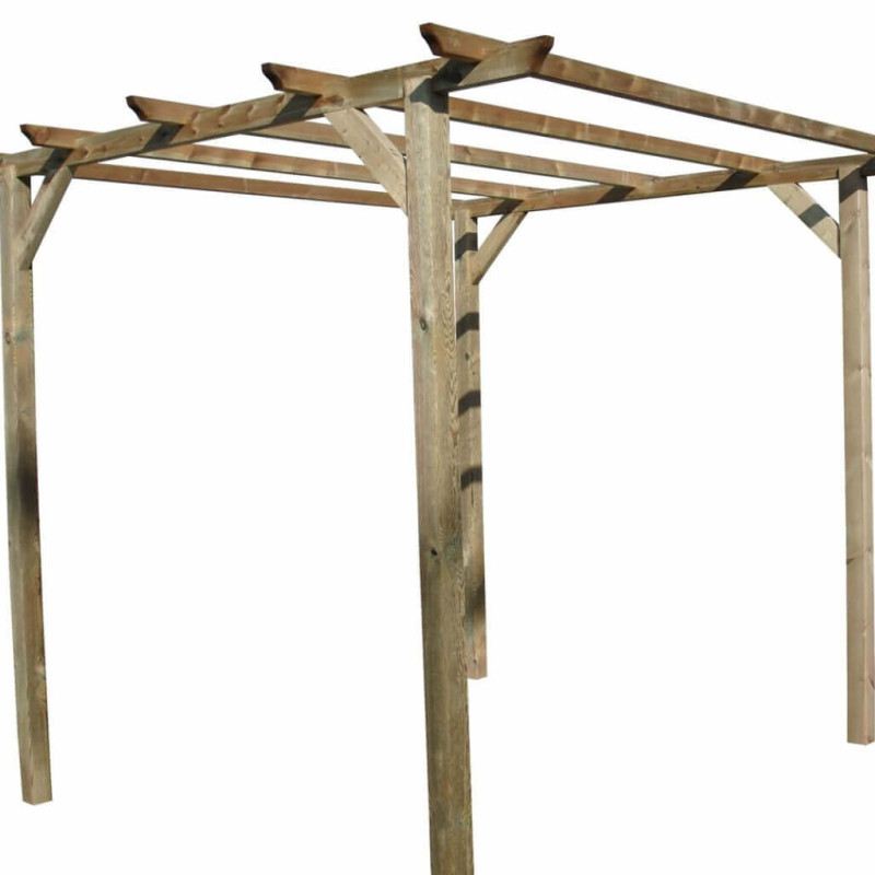 PIP - pergola da giardino in legno di pino impregnato in autoclave