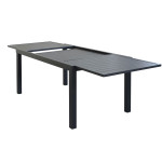 DEXTER - tavolo da giardino allungabile in alluminio da 160 x 90 cm