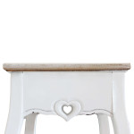 ROLAND - set 2 tavolini in legno di paulownia shabby chic