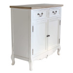 CONSTANCE - credenza 2 ante 2 cassetti in legno di paulownia shabby chic