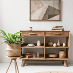 PINUS - credenza con 2 cassetti