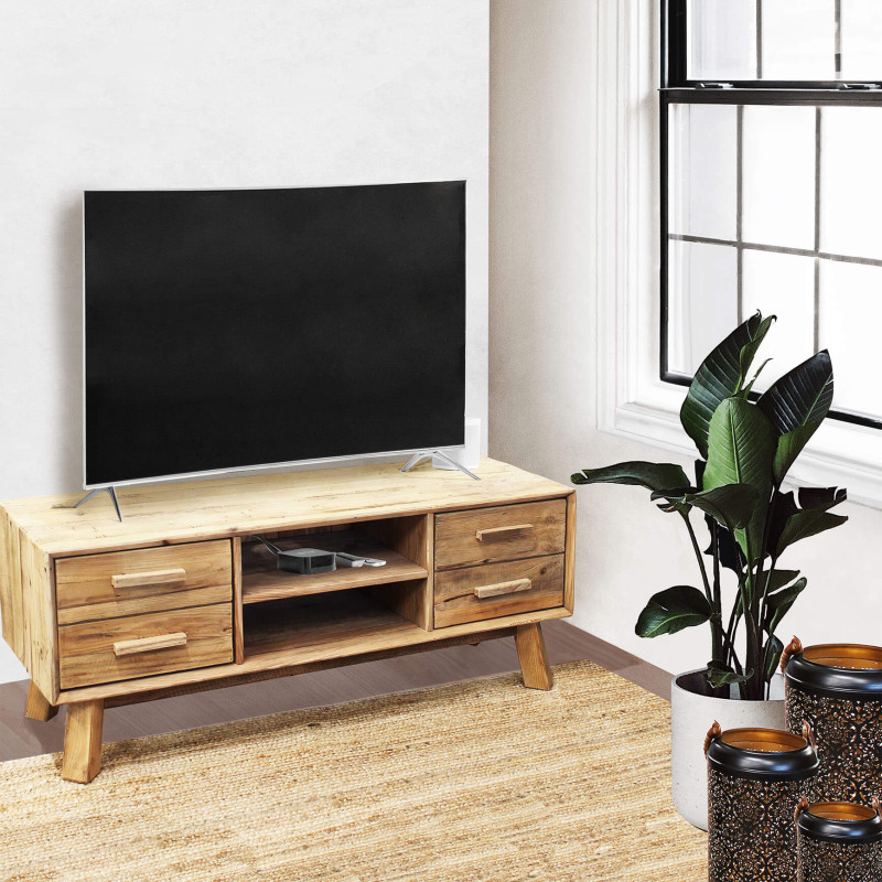 PINUS - porta TV con 4 cassetti