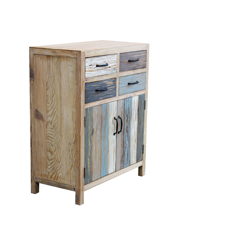 COLORWOOD - credenza due antine in legno colorato