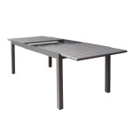 TRIUMPHUS - tavolo da giardino allungabile in alluminio e polywood