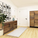 RUNE - credenza moderna in legno con quattro ante