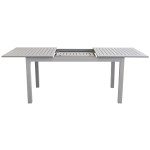 ARGENTUM - tavolo da giardino allungabile in alluminio da 150