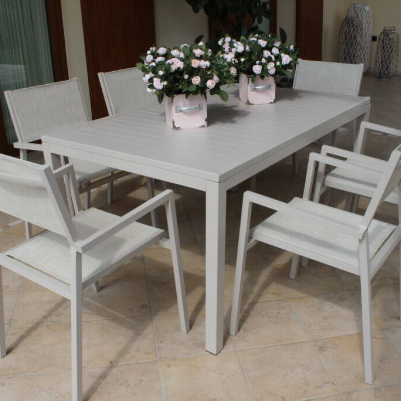 OMEN - tavolo da giardino in alluminio