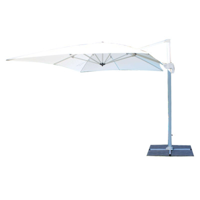 BACTRUS - ombrellone da giardino decentrato 3 x 3 m
