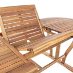 TURRIS - tavolo da giardino allungabile in legno massiccio di acacia 150/200