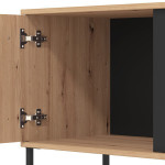 DODO - porta tv moderno colore rovere con 2 ante