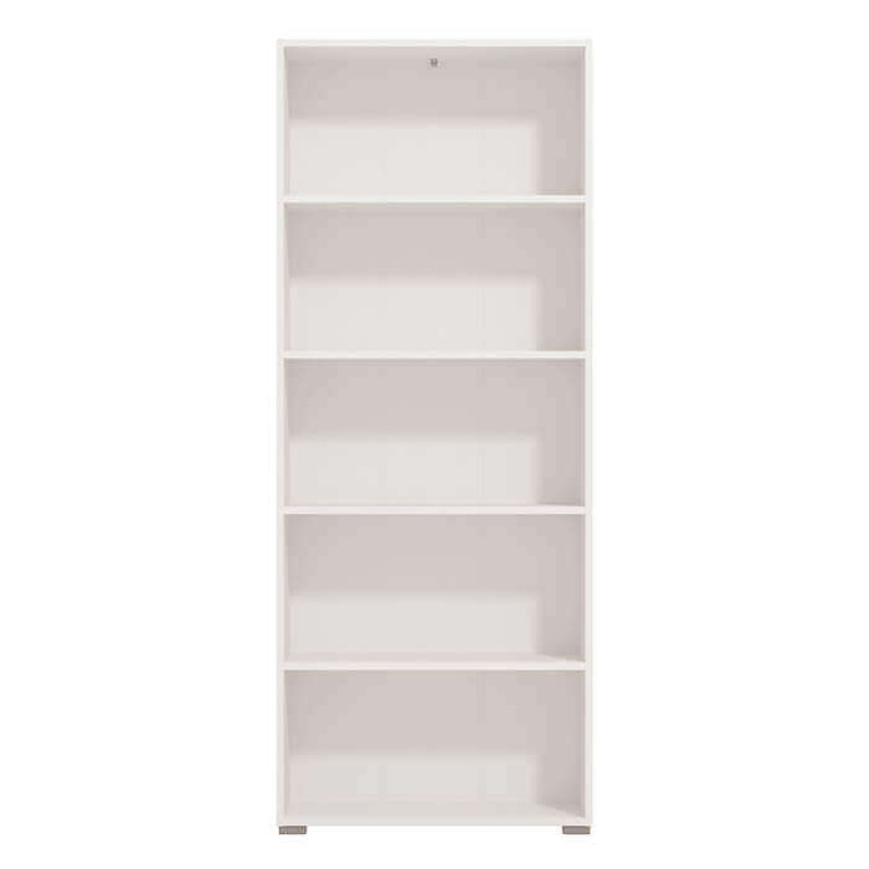 MADDIE - libreria cinque ripiani moderno minimal in legno