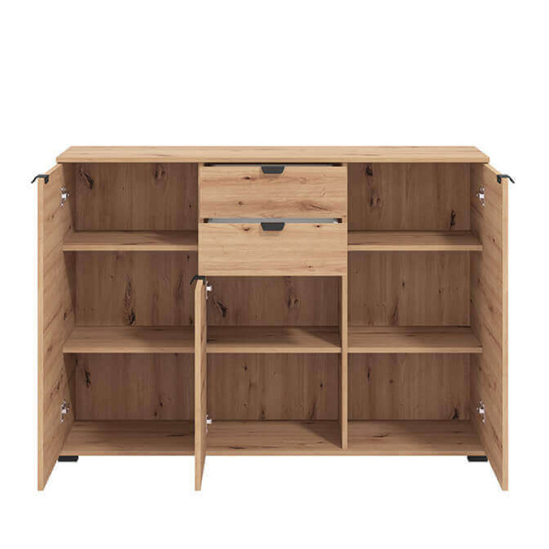 ONE - credenza moderna con 3 ante e 2 cassetti