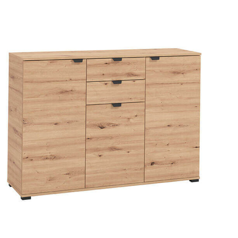 ONE - credenza moderna con 3 ante e 2 cassetti