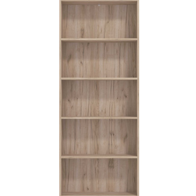 MADDIE - libreria cinque ripiani moderno minimal in legno