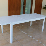 DEXTER - tavolo da giardino allungabile in alluminio da 200 x 100 cm