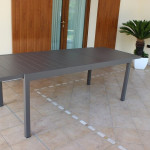 DEXTER - tavolo da giardino allungabile in alluminio da 200 x 100 cm