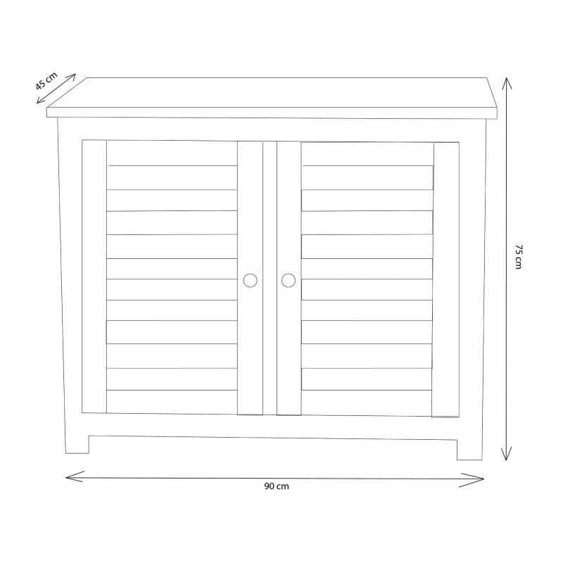 PARADIGMA - mobile da giardino in legno di teak