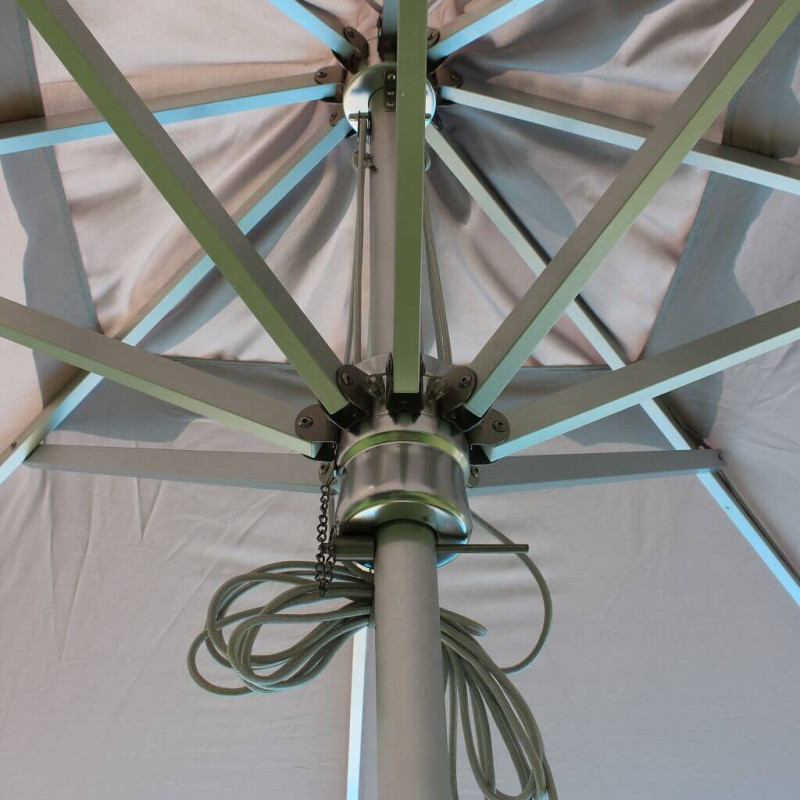 ABACUS - ombrellone da giardino palo centrale in alluminio
