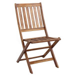 AARON - set tavolo in alluminio e teak cm 80 x 80 x 74 h con 4 sedie Dresda