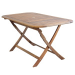 SOLEA - set tavolo in alluminio e teak cm 150 x 80 x 74 h con 4 sedie e 2 poltrone Dresda