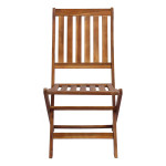 AARON - set tavolo in alluminio e teak cm 80 x 80 x 74 h con 2 sedie Dresda