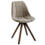 MARGOT - sedia moderna con gambe in legno